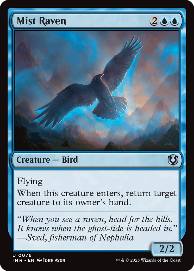 Mist Raven [Innistrad Remastered] | Deep Dive Games St. Marys