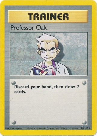 Professor Oak (88/102) [Base Set Unlimited] | Deep Dive Games St. Marys