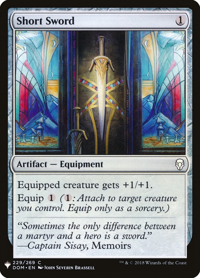 Short Sword [Mystery Booster] | Deep Dive Games St. Marys