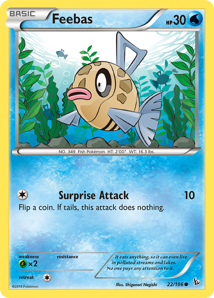 Feebas (22/106) [XY: Flashfire] | Deep Dive Games St. Marys