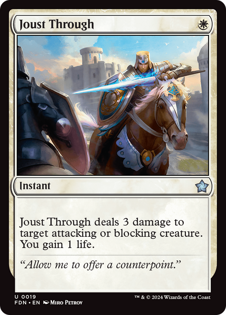 Joust Through [Foundations] | Deep Dive Games St. Marys