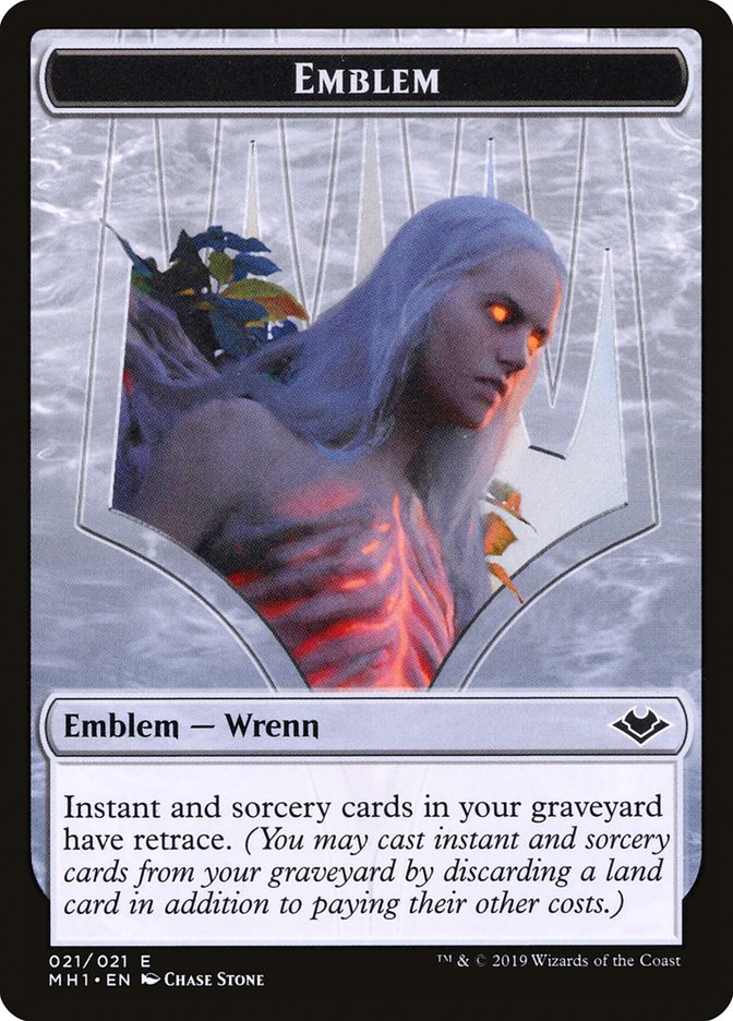 Illusion (005) // Wrenn and Six Emblem (021) Double-Sided Token [Modern Horizons Tokens] | Deep Dive Games St. Marys