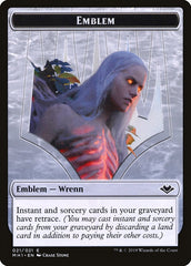 Elemental (008) // Wrenn and Six Emblem (021) Double-Sided Token [Modern Horizons Tokens] | Deep Dive Games St. Marys