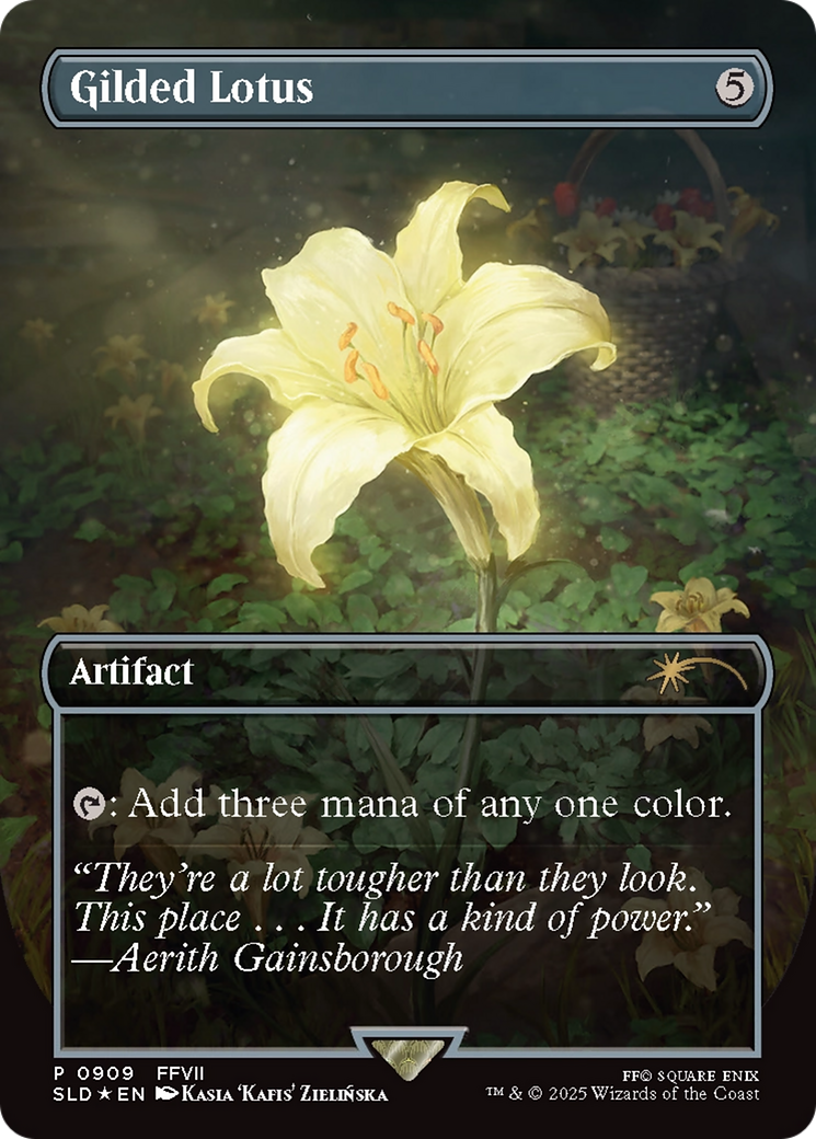 Gilded Lotus (Rainbow Foil) (909) [Secret Lair Drop Series] | Deep Dive Games St. Marys