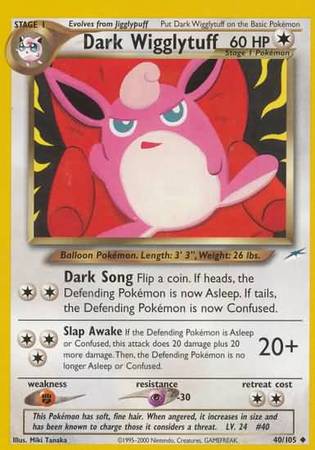 Dark Wigglytuff (40/105) [Neo Destiny Unlimited] | Deep Dive Games St. Marys