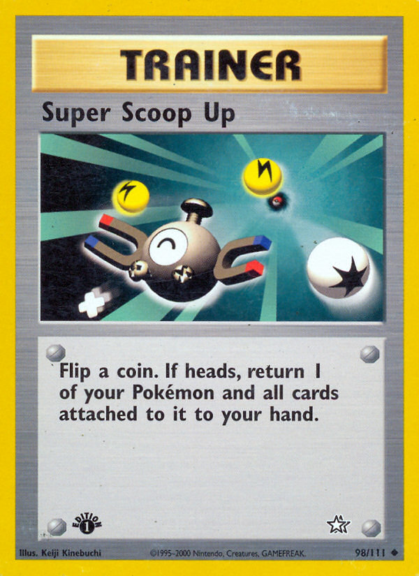 Super Scoop Up (98/111) [Neo Genesis 1st Edition] | Deep Dive Games St. Marys