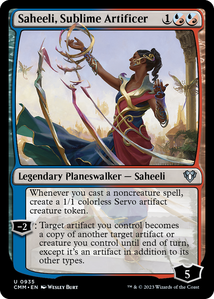 Saheeli, Sublime Artificer [Commander Masters] | Deep Dive Games St. Marys