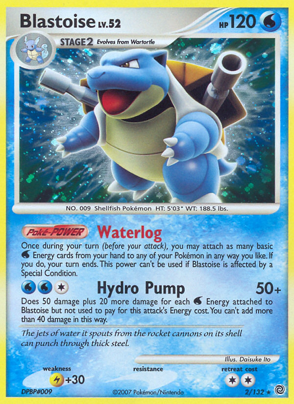 Blastoise (2/132) [Diamond & Pearl: Secret Wonders] | Deep Dive Games St. Marys