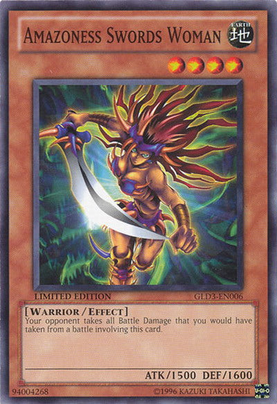 Amazoness Swords Woman [GLD3-EN006] Common | Deep Dive Games St. Marys