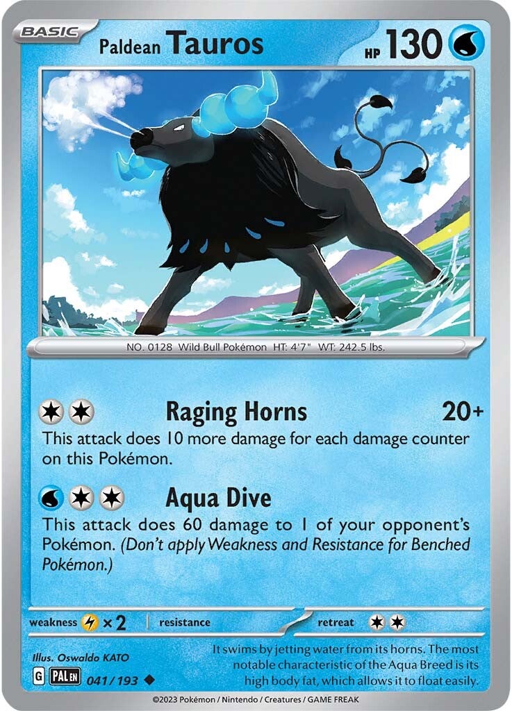 Paldean Tauros (041/193) [Scarlet & Violet: Paldea Evolved] | Deep Dive Games St. Marys