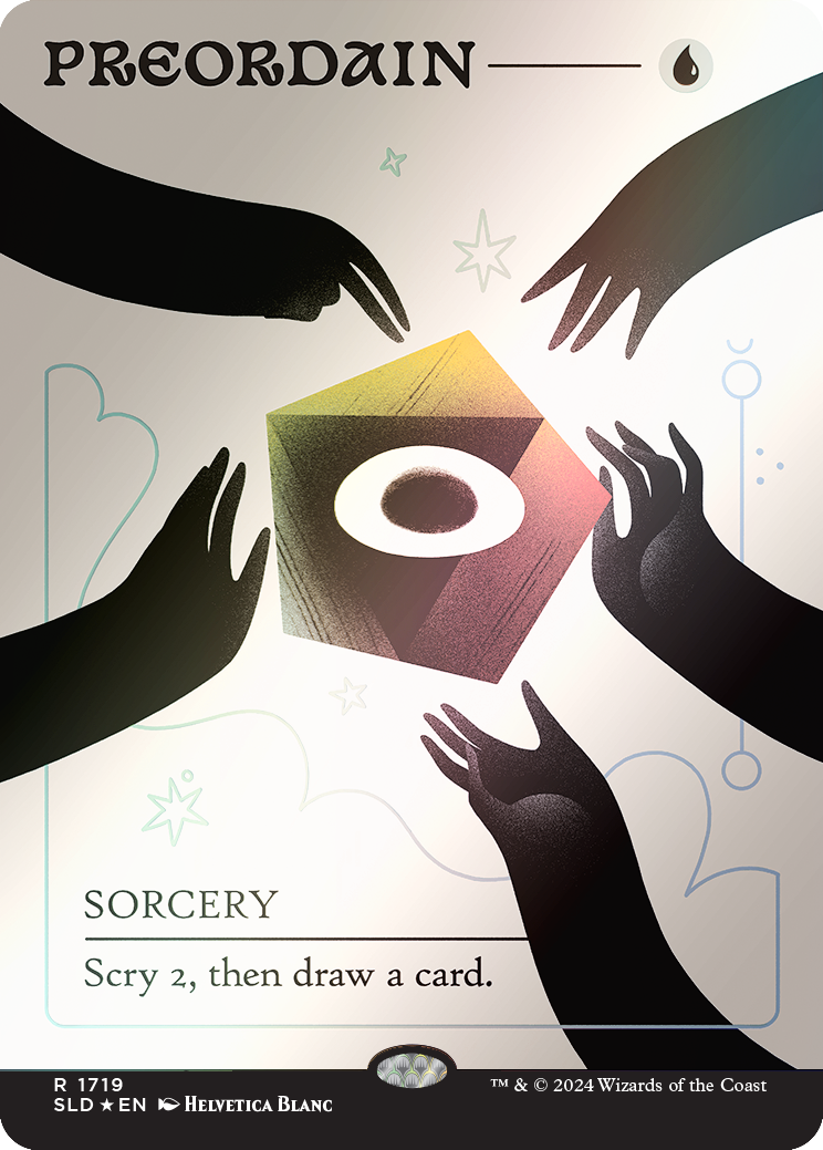 Preordain (1719) (Rainbow Foil) [Secret Lair Drop Series] | Deep Dive Games St. Marys