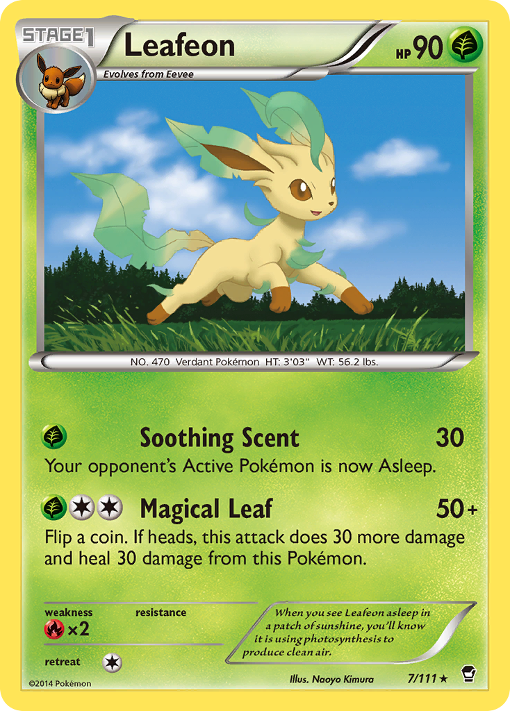 Leafeon (7/111) [XY: Furious Fists] | Deep Dive Games St. Marys