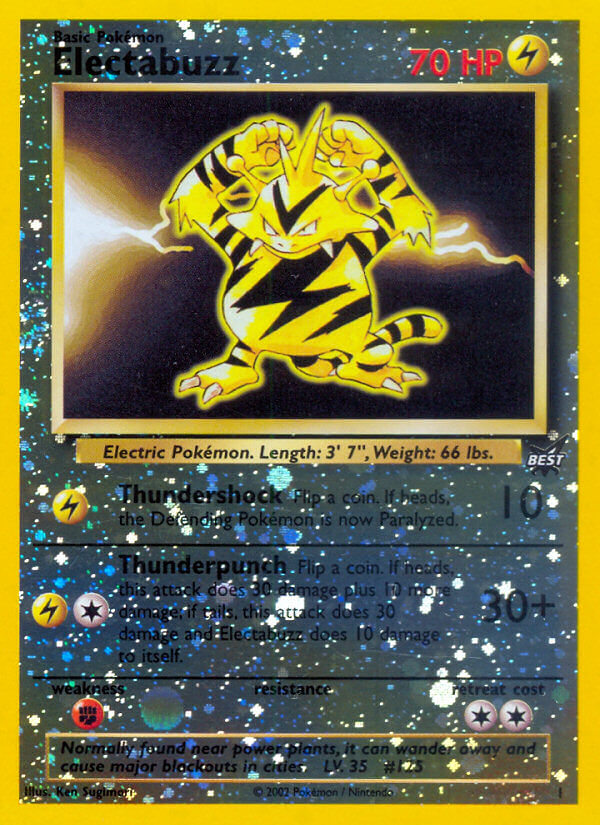 Electabuzz (1) [Best of Promos] | Deep Dive Games St. Marys