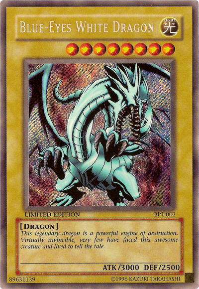 Blue-Eyes White Dragon [BPT-003] Secret Rare | Deep Dive Games St. Marys