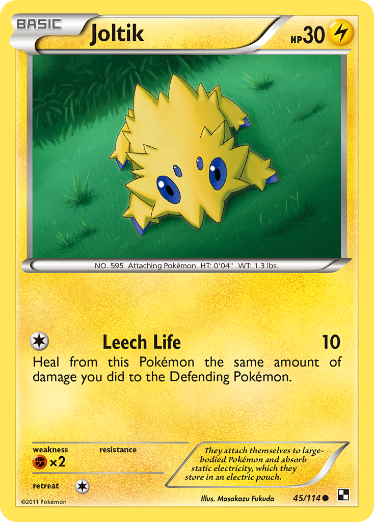 Joltik (45/114) [Black & White: Base Set] | Deep Dive Games St. Marys