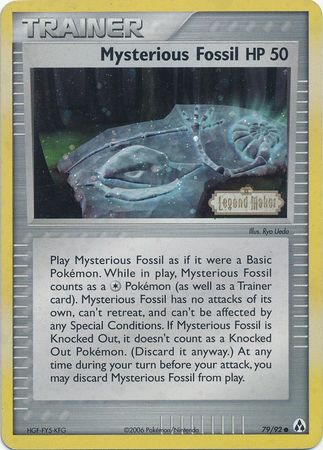 Mysterious Fossil (79/92) (Stamped) [EX: Legend Maker] | Deep Dive Games St. Marys