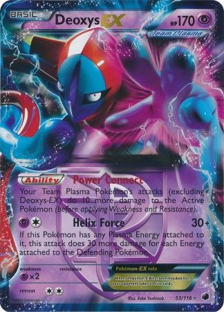 Deoxys EX (53/116) (Jumbo Card) [Black & White: Plasma Freeze] | Deep Dive Games St. Marys