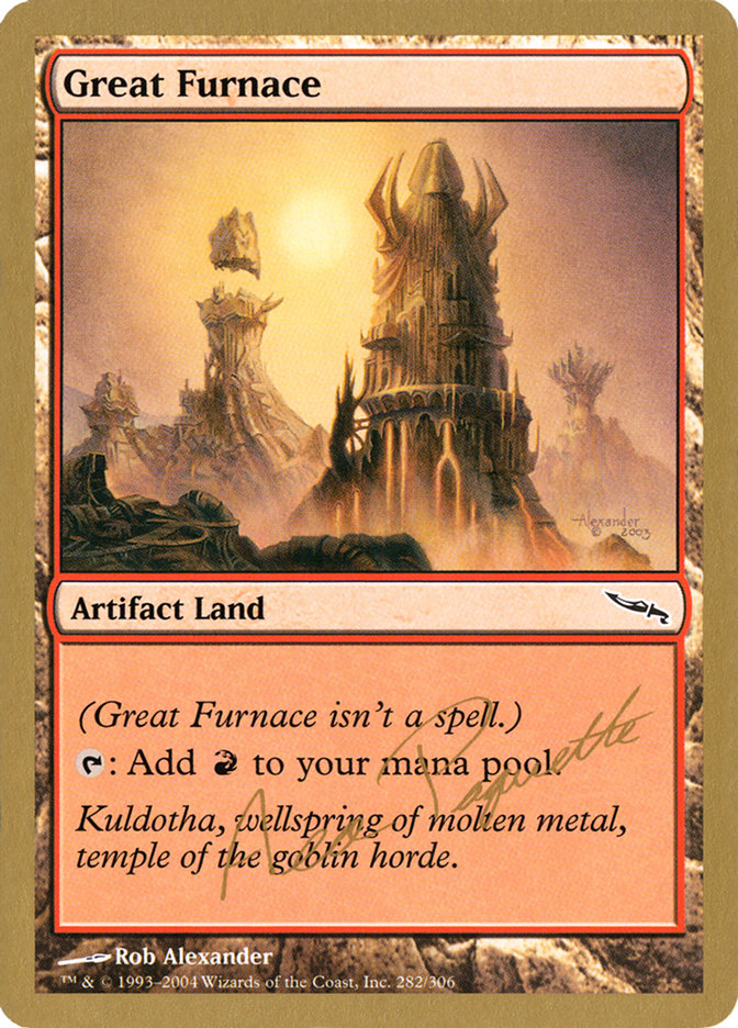 Great Furnace (Aeo Paquette) [World Championship Decks 2004] | Deep Dive Games St. Marys