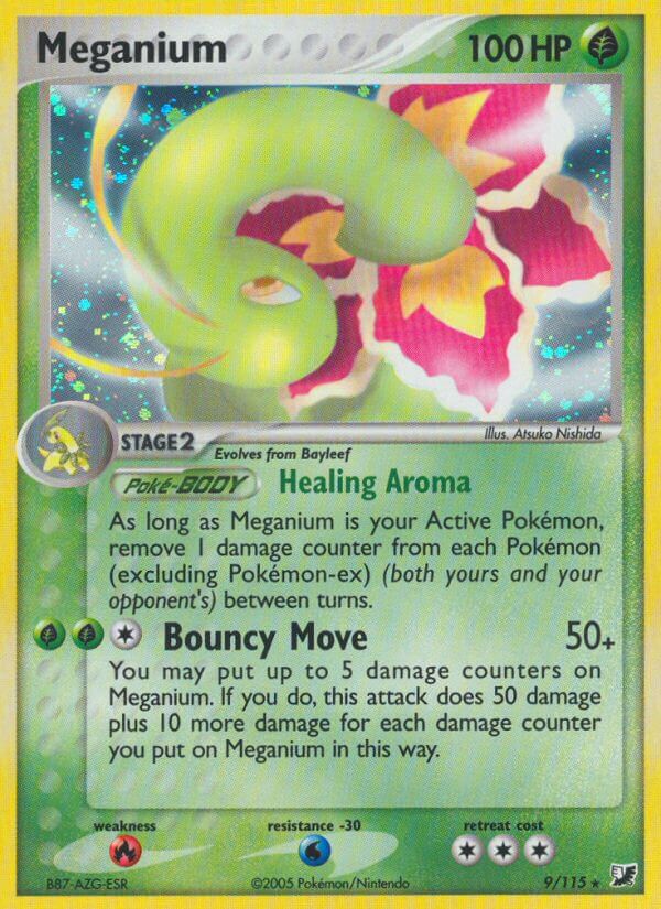 Meganium (9/115) (Theme Deck Exclusive) [EX: Unseen Forces] | Deep Dive Games St. Marys