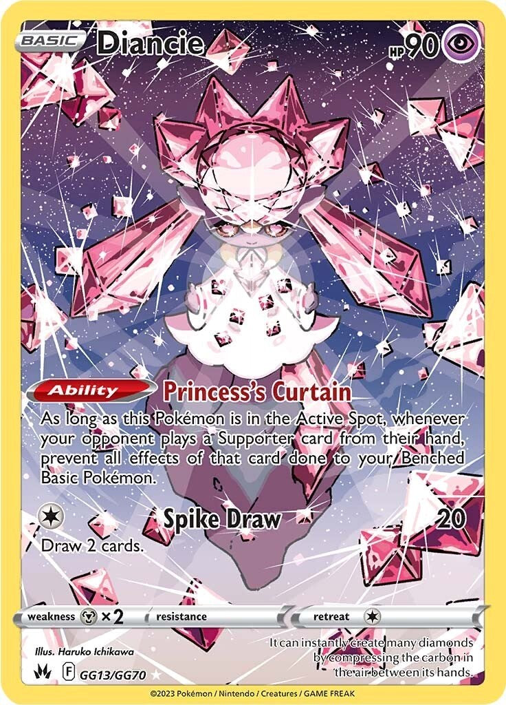 Diancie (GG13/GG70) [Sword & Shield: Crown Zenith] | Deep Dive Games St. Marys