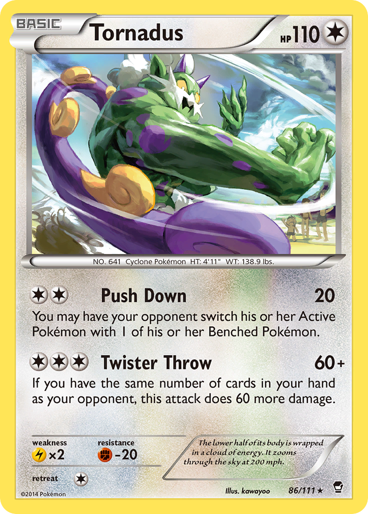 Tornadus (86/111) [XY: Furious Fists] | Deep Dive Games St. Marys