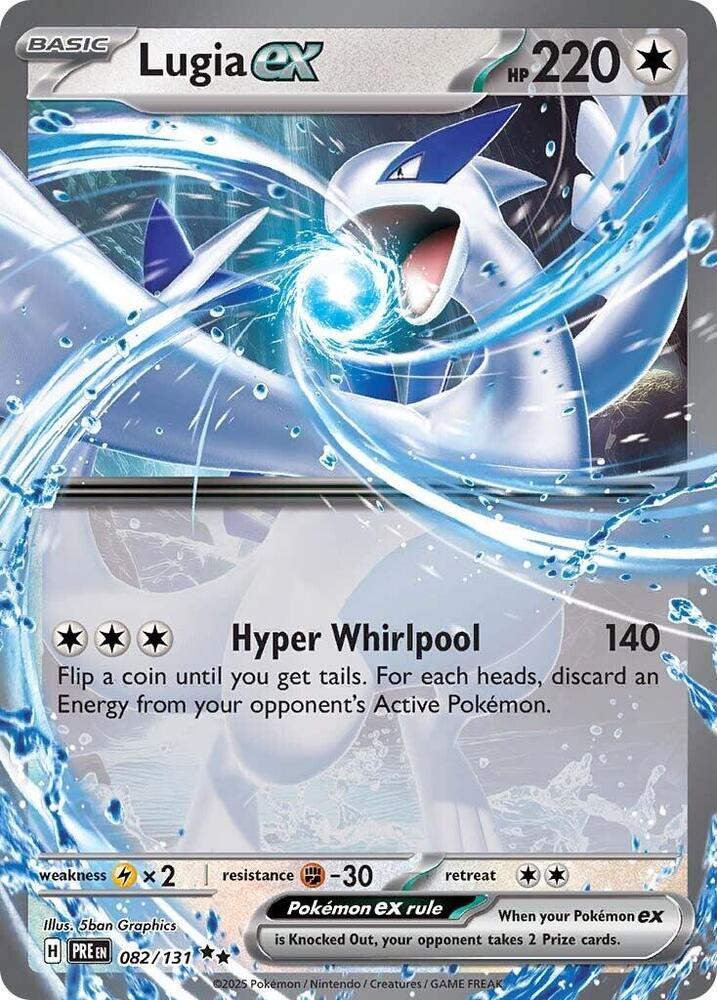 Lugia ex (082/131) [Scarlet & Violet: Prismatic Evolutions] | Deep Dive Games St. Marys