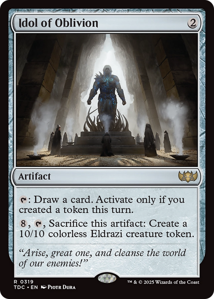 Idol of Oblivion [Tarkir: Dragonstorm Commander] | Deep Dive Games St. Marys