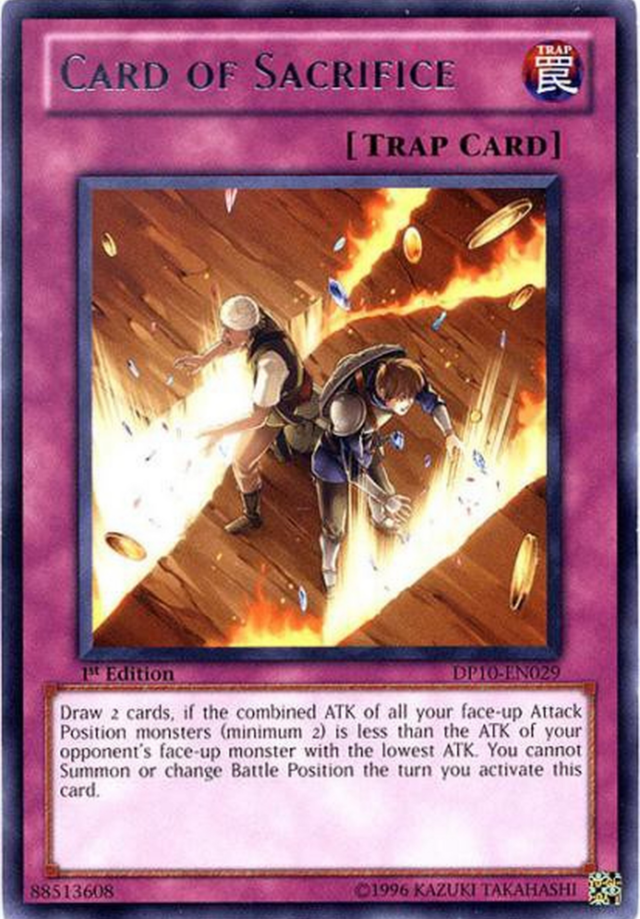 Card of Sacrifice [DP10-EN029] Rare | Deep Dive Games St. Marys