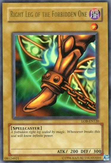 Right Leg of the Forbidden One [LOB-EN120] Ultra Rare | Deep Dive Games St. Marys