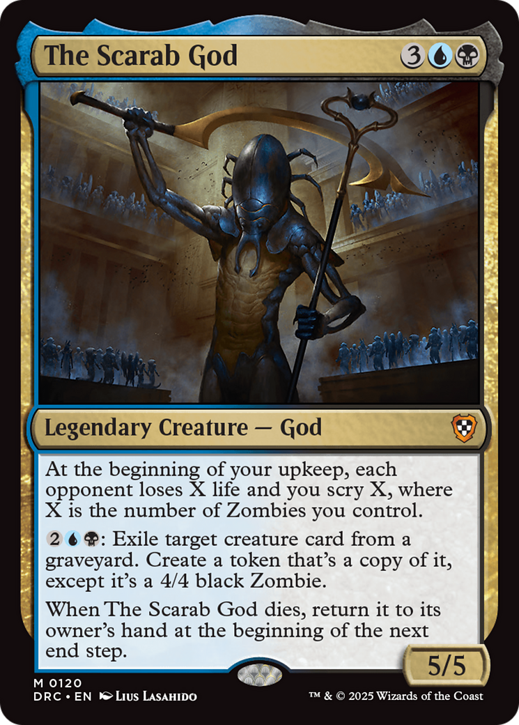 The Scarab God [Aetherdrift Commander] | Deep Dive Games St. Marys