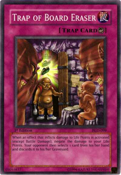 Trap of Board Eraser [PGD-099] Super Rare | Deep Dive Games St. Marys