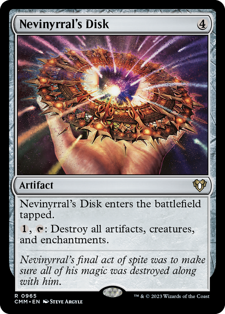 Nevinyrral's Disk [Commander Masters] | Deep Dive Games St. Marys