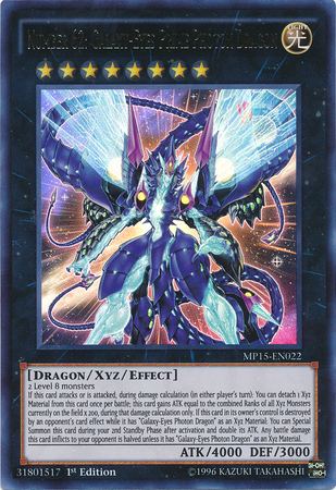 Number 62: Galaxy-Eyes Prime Photon Dragon [MP15-EN022] Ultra Rare | Deep Dive Games St. Marys