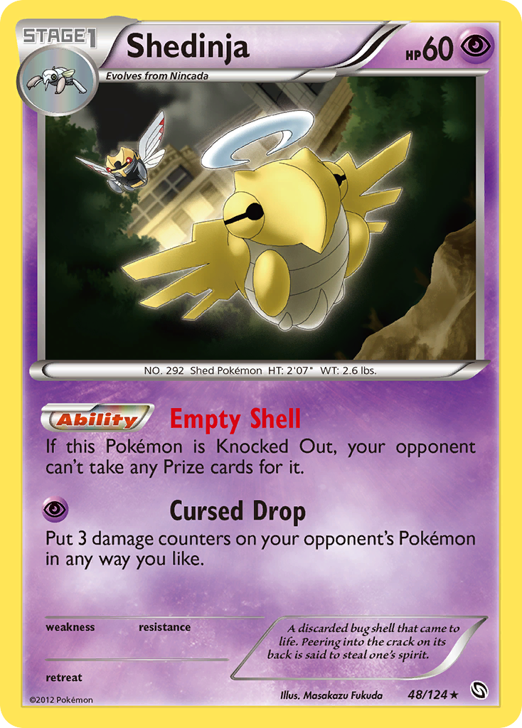 Shedinja (48/124) [Black & White: Dragons Exalted] | Deep Dive Games St. Marys