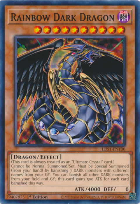 Rainbow Dark Dragon [LDS1-EN100] Common | Deep Dive Games St. Marys