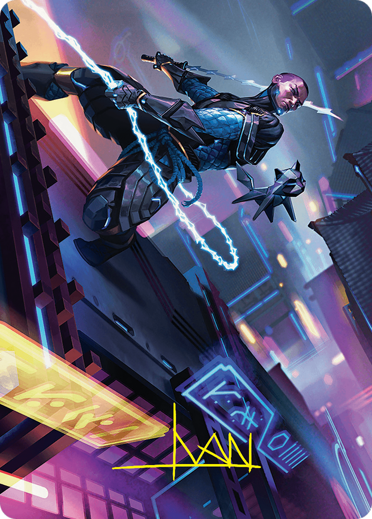 Kiora, the Rising Tide Art Card (30/54) (Gold-Stamped Signature) [Foundations Art Series] | Deep Dive Games St. Marys
