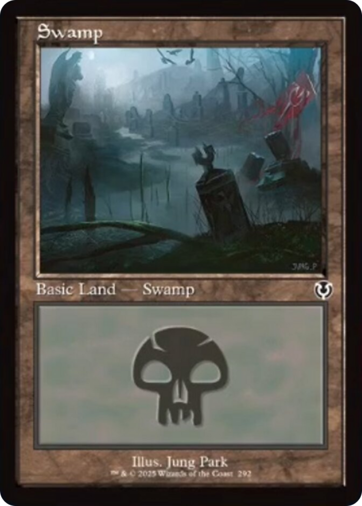 Swamp (292) (Retro Frame) [Innistrad Remastered] | Deep Dive Games St. Marys