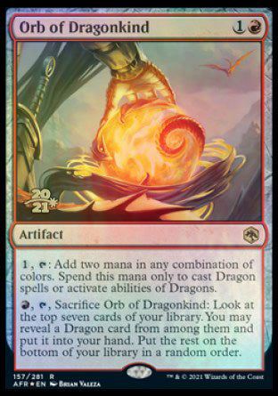 Orb of Dragonkind [Dungeons & Dragons: Adventures in the Forgotten Realms Prerelease Promos] | Deep Dive Games St. Marys