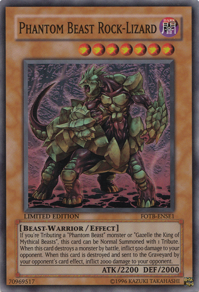 Phantom Beast Rock-Lizard [FOTB-ENSE1] Super Rare | Deep Dive Games St. Marys