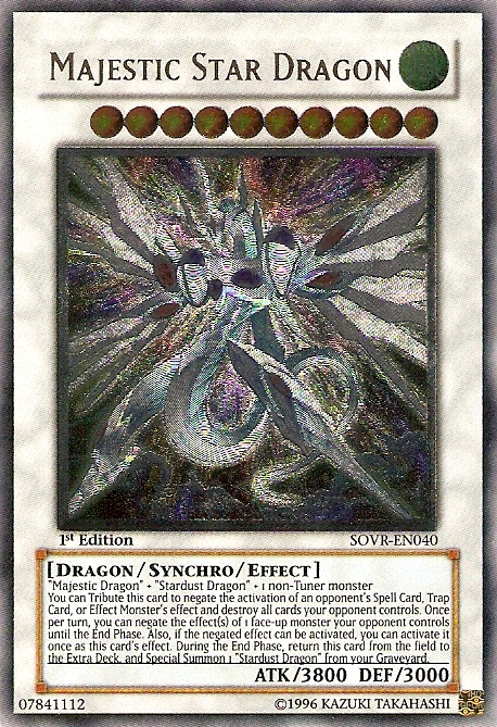 Majestic Star Dragon [SOVR-EN040] Ultimate Rare | Deep Dive Games St. Marys