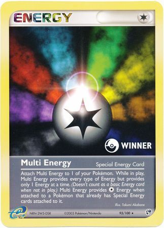 Multi Energy (93/100) (Winner League Promo) [EX: Sandstorm] | Deep Dive Games St. Marys