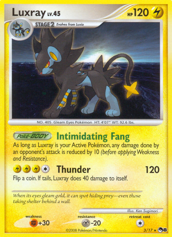 Luxray (3/17) [POP Series 8] | Deep Dive Games St. Marys