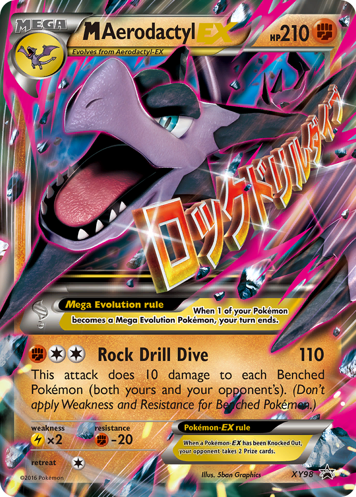 M Aerodactyl EX (XY98) [XY: Black Star Promos] | Deep Dive Games St. Marys