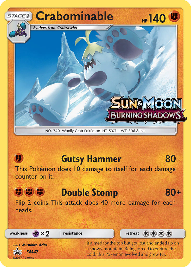 Crabominable (SM47) [Sun & Moon: Black Star Promos] | Deep Dive Games St. Marys