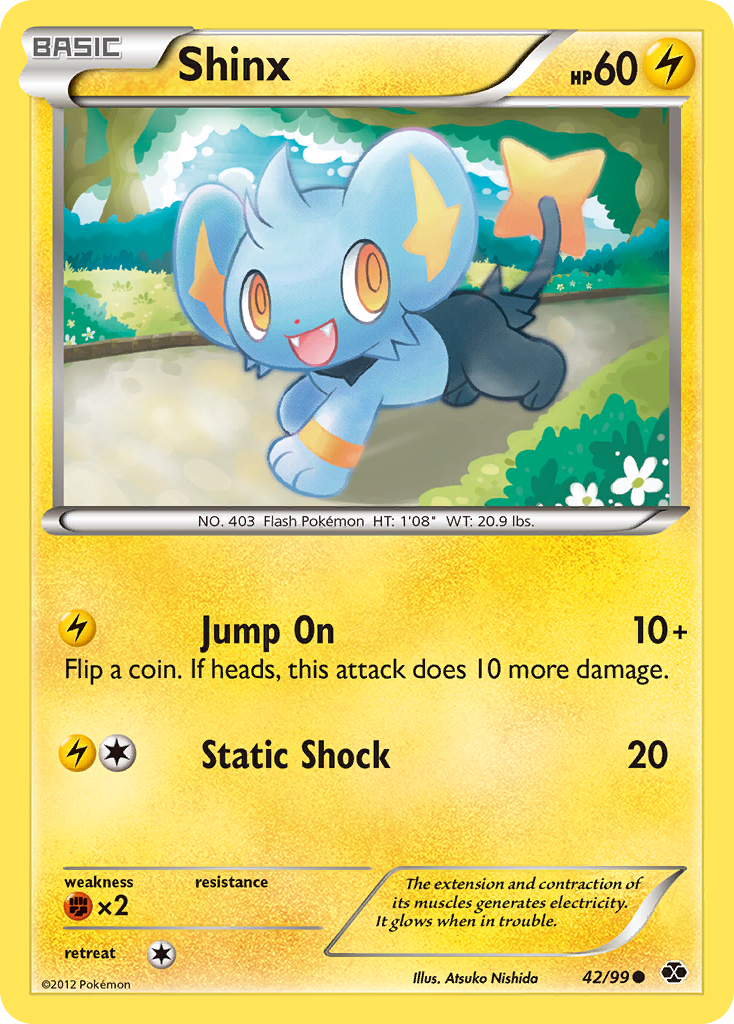 Shinx (42/99) [Black & White: Next Destinies] | Deep Dive Games St. Marys