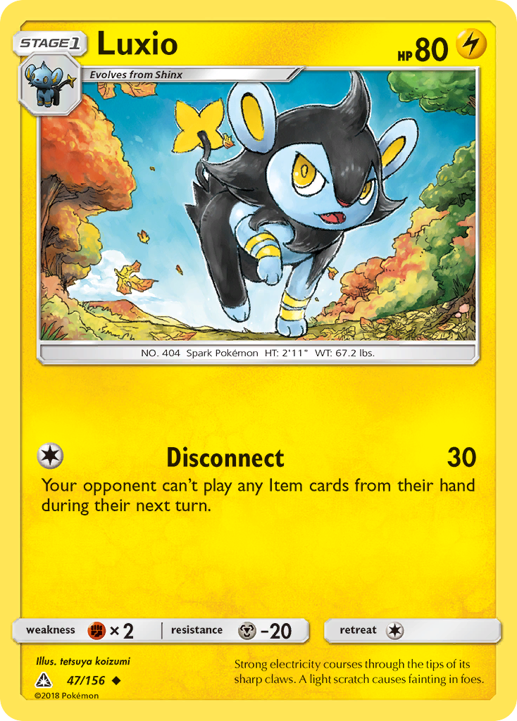 Luxio (47/156) [Sun & Moon: Ultra Prism] | Deep Dive Games St. Marys