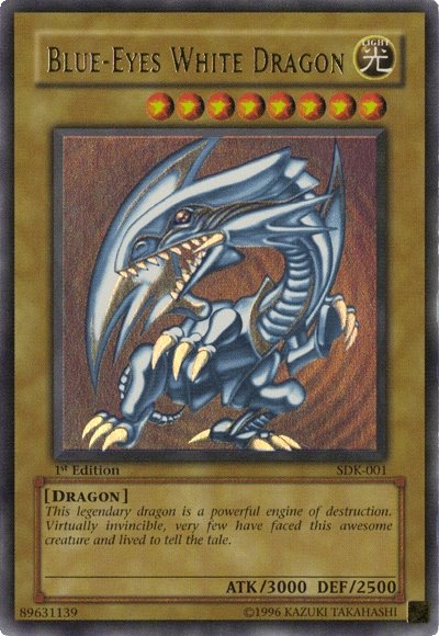 Blue-Eyes White Dragon [SDK-001] Ultra Rare | Deep Dive Games St. Marys