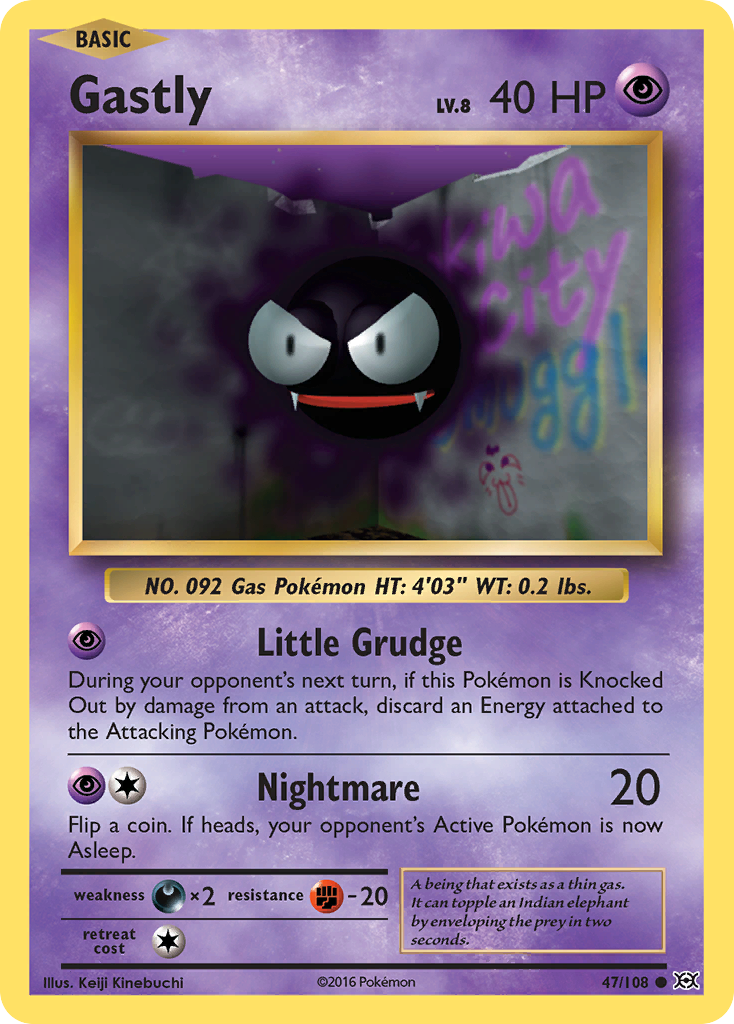 Gastly (47/108) [XY: Evolutions] | Deep Dive Games St. Marys