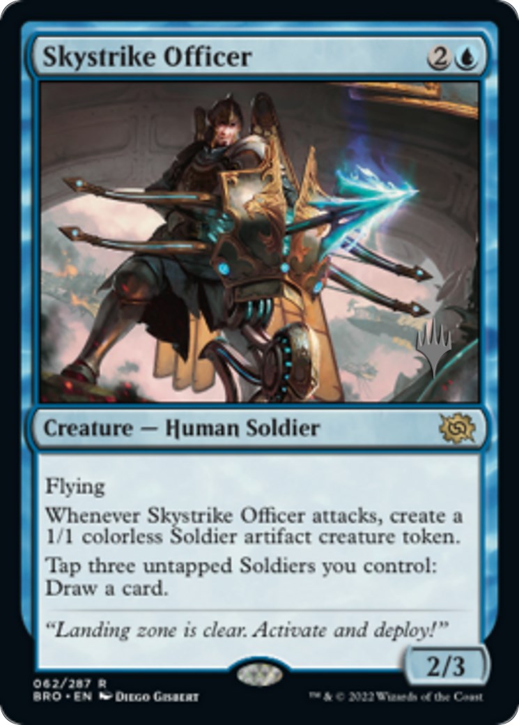 Skystrike Officer (Promo Pack) [The Brothers' War Promos] | Deep Dive Games St. Marys