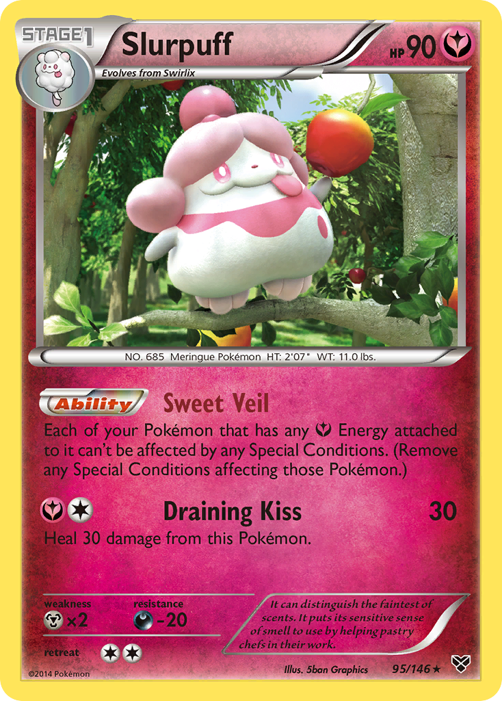 Slurpuff (95/146) [XY: Base Set] | Deep Dive Games St. Marys